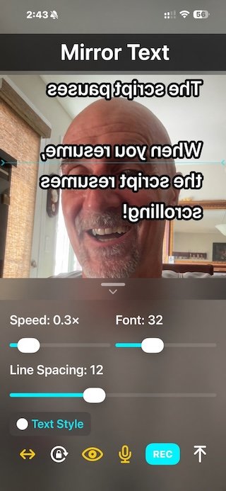 Mirror mode